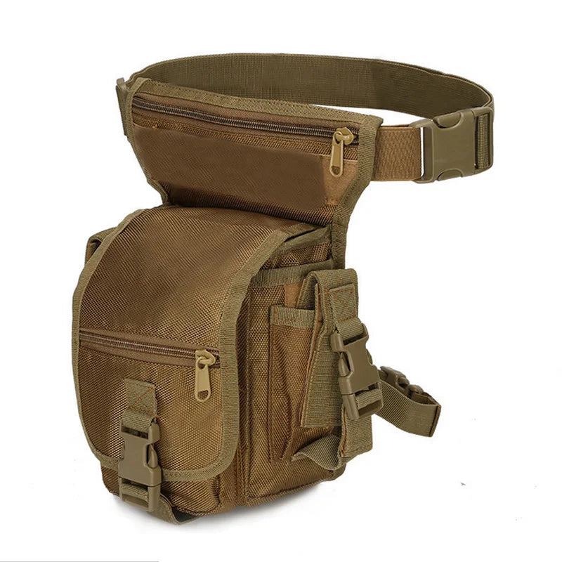 sac de jambe tactique militaire vue de profil