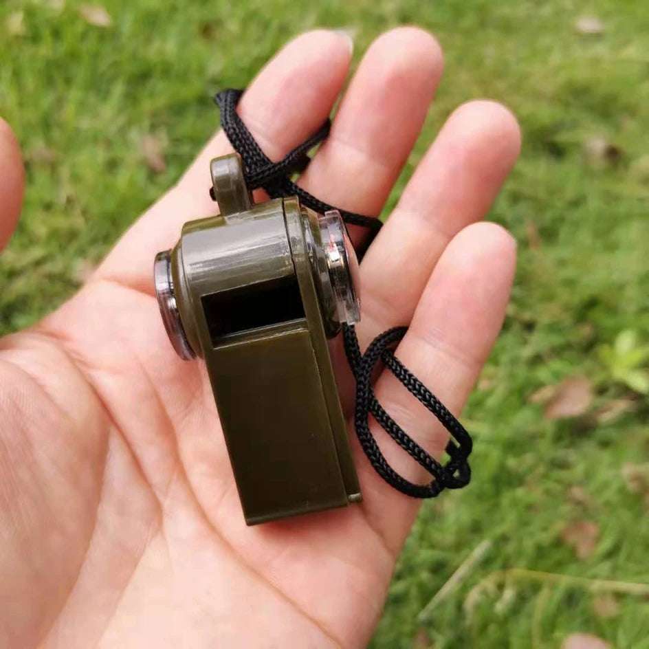 sifflet de survie 3 en 1 vue d'ensemble