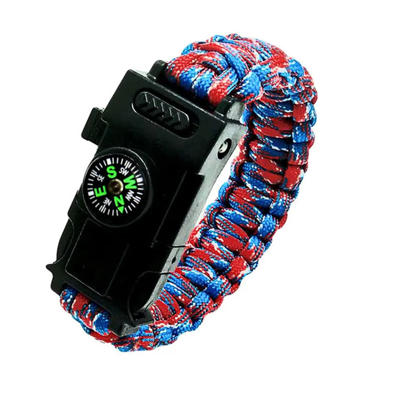 bracelet paracorde de survie coloris vert militaire