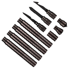 bâton tactique de survie coloris noir