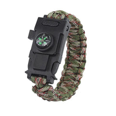 bracelet paracorde de survie boussole intégrée