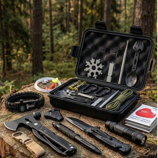 kit de survie très haute montagne hero premium fond sombre