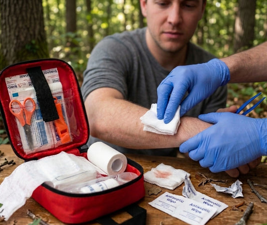 kit de secours 100 en 1 trousse fermée