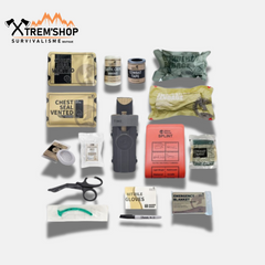 kit de secours armée vue de face