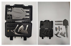 Kit de survie avec couteau vue d'ensemble