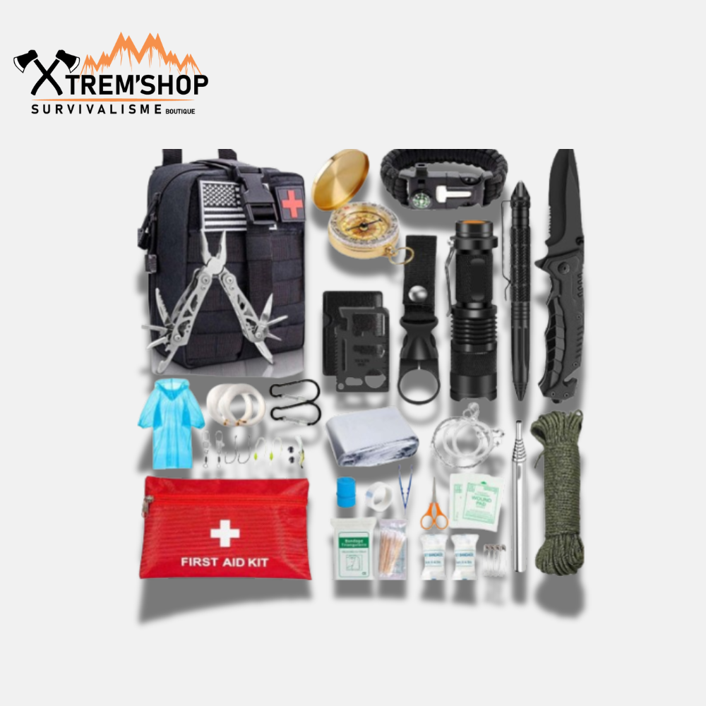 Kit de survie tactique complet