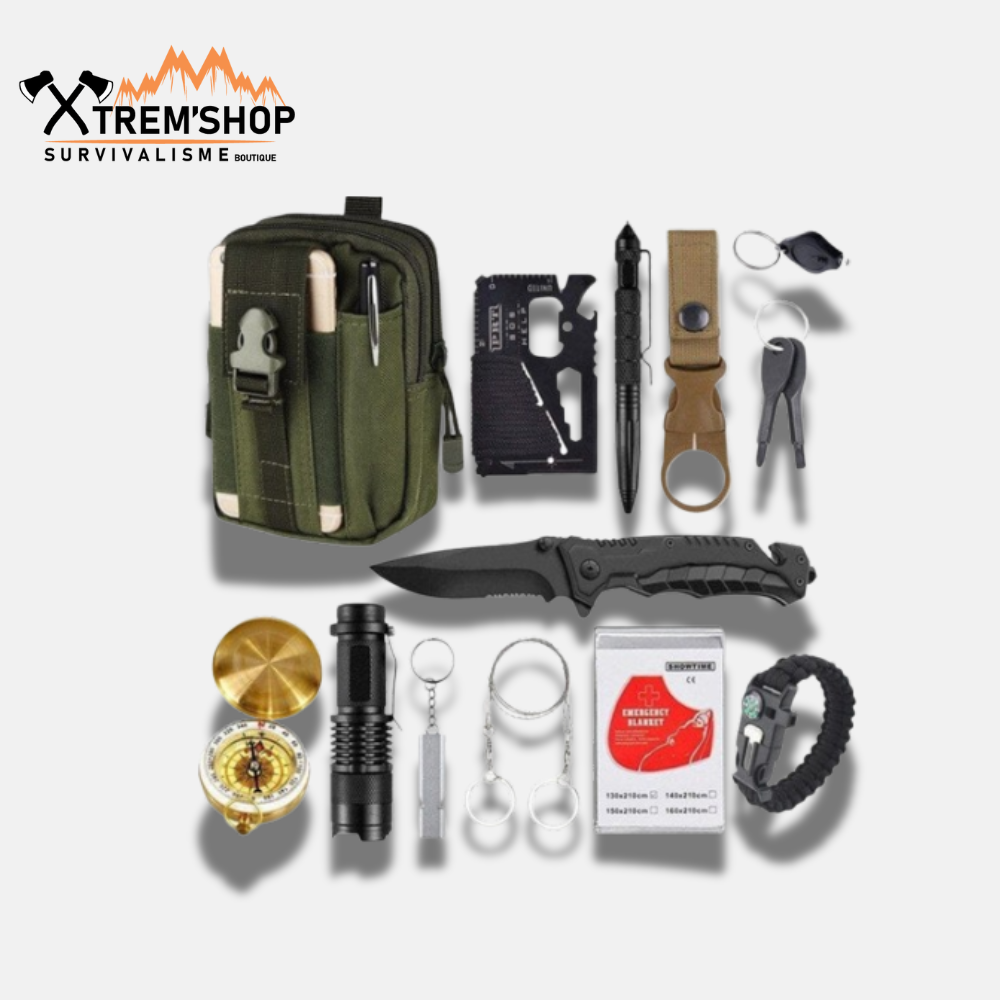 Kit de survie randonnée complet