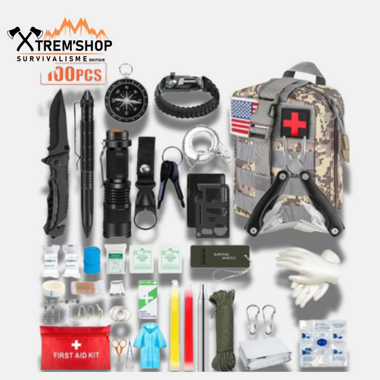 Kit de survie voyage complet