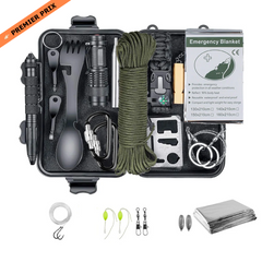 Kit de survie bushcraft premier prix accessoires
