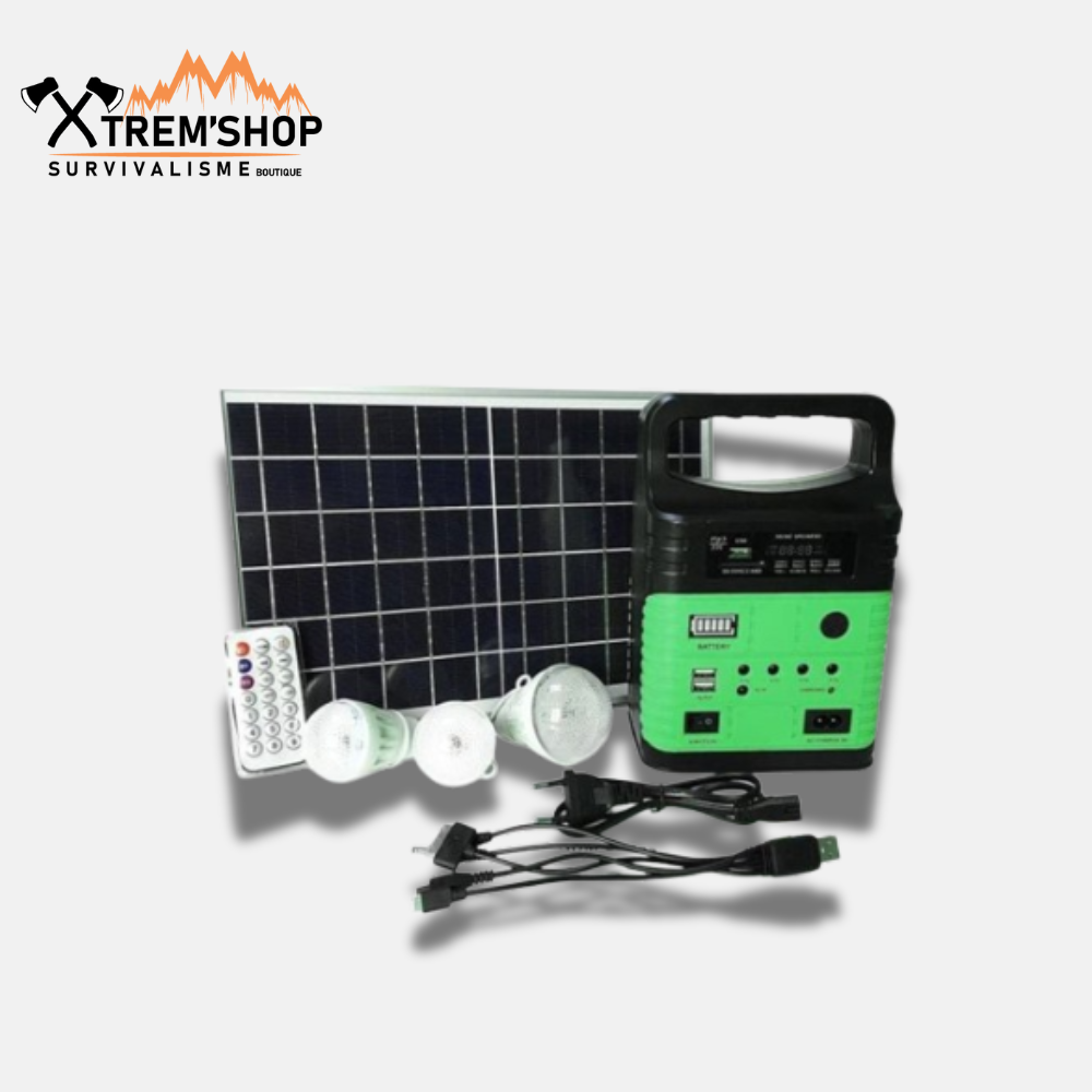 mini panneau solaire en charge au soleil
