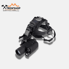 monoculaire vision nocturne militaire nvx3 avec serre-tête vue de face