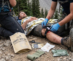 pack de secours survie hero premium fond sombre