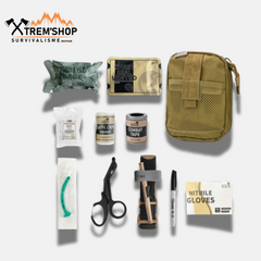 pack de premier secours tactique vue de face