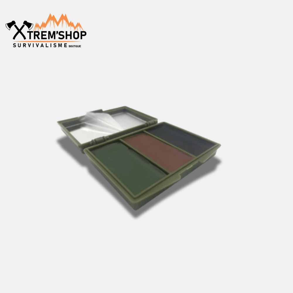palette de maquillage militaire vue de face