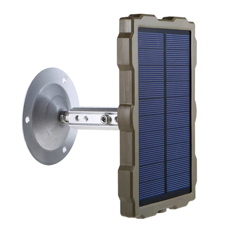 panneau solaire pour caméra de chasse branchement usb