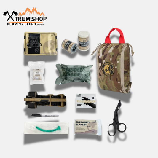 pochette de premier secours trekking vue d'ensemble