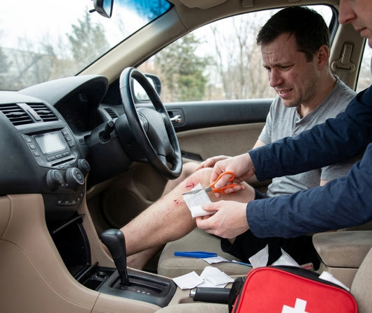 pochette de premier secours voiture fermée