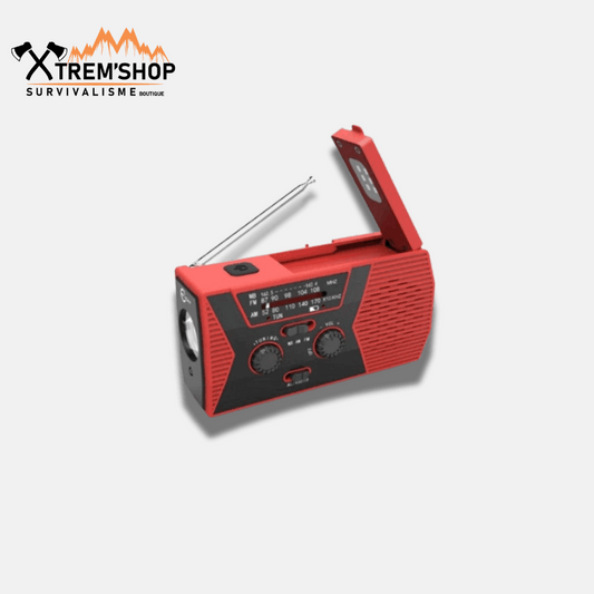 Radio solaire de survie waterproof résistante à l'eau