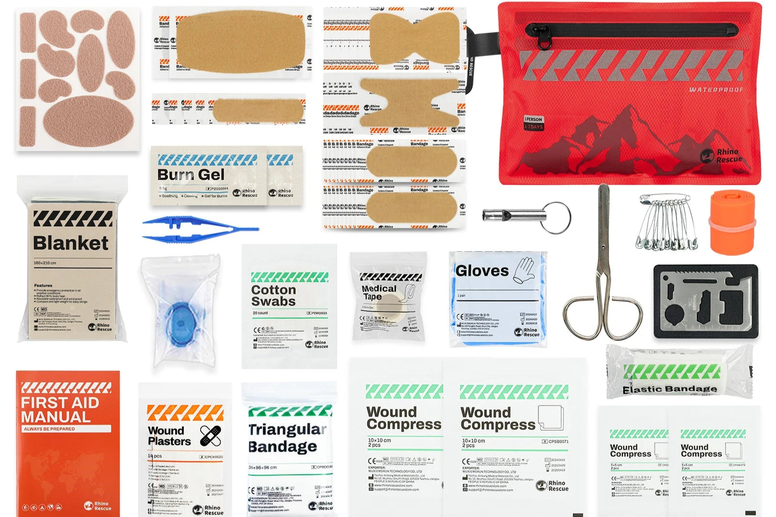 pack de secours automobile contenu détaillé