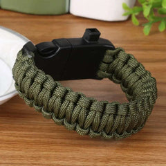 bracelet tactique paracorde coloris camouflage