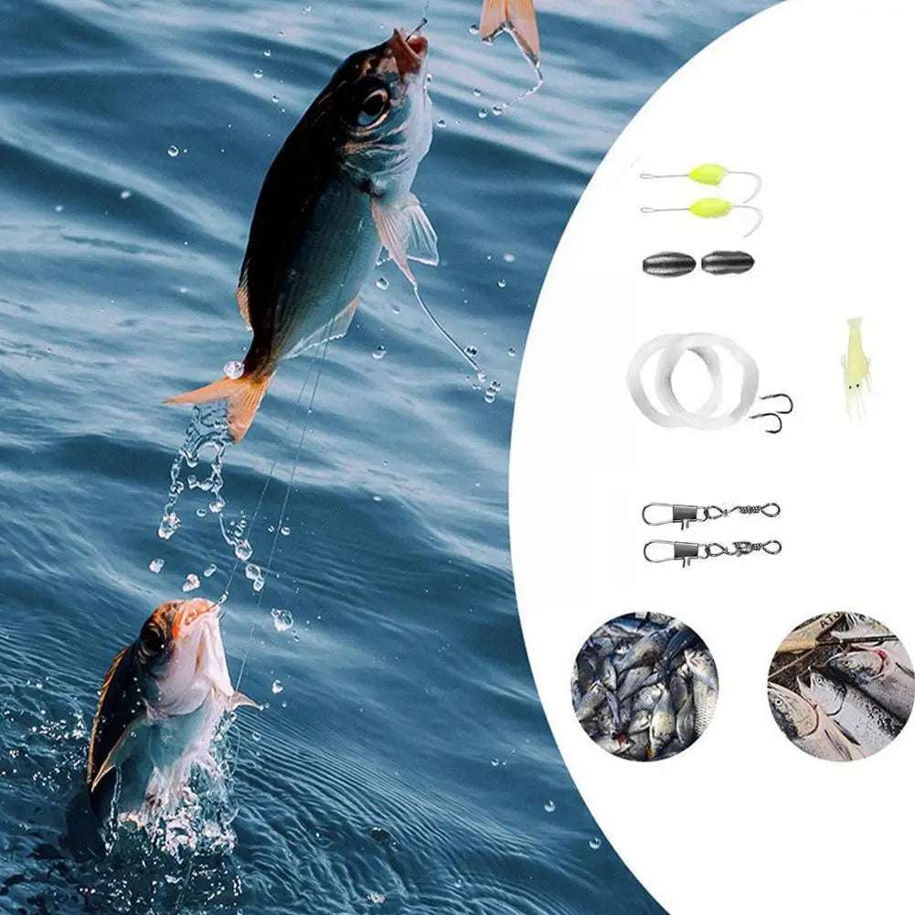 kit de pêche spécial survie boîte de rangement