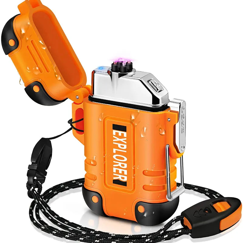 Briquet tempête vue de face