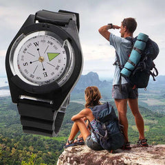 montre boussole vue de dos