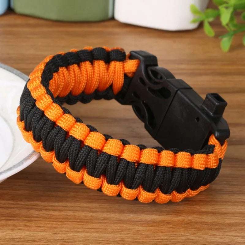 bracelet tactique paracorde coloris vert militaire