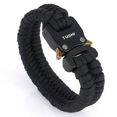 bracelet paracorde homme fermoir métallique