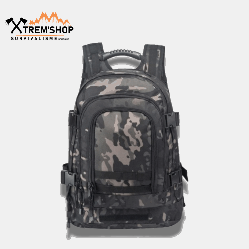 sac à dos militaire 60l vue de face