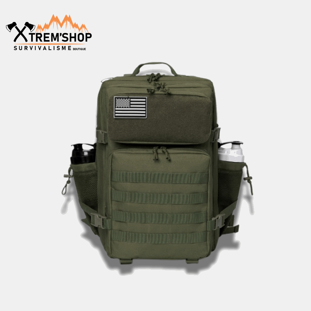 Sac à dos de survie 50L vert militaire