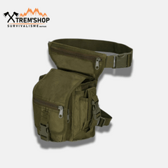 sac de jambe tactique militaire vue d'ensemble
