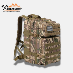 sac à dos militaire marine vue de trois quarts