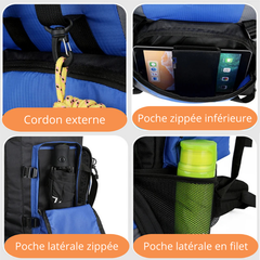 Sac à dos de randonnée 90L imperméable intérieur
