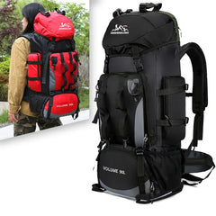Sac à dos de randonnée 90L imperméable vue de face