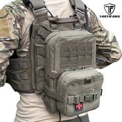 pack d'hydratation pour gilet tactique vue de dos