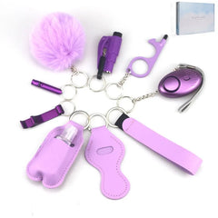porte-clé auto-défense anneau porte-clés