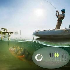 kit de pêche spécial survie fil et plombs
