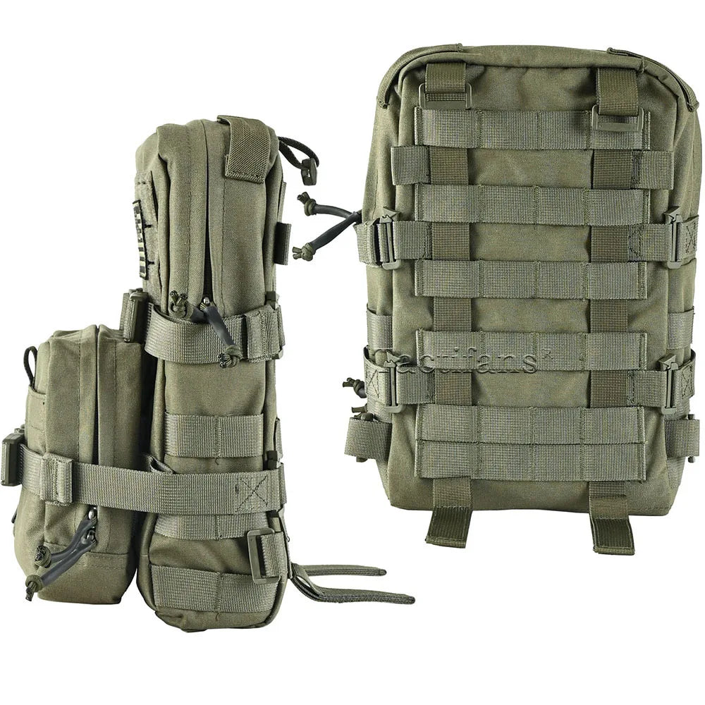 pack d'hydratation pour gilet tactique coloris noir
