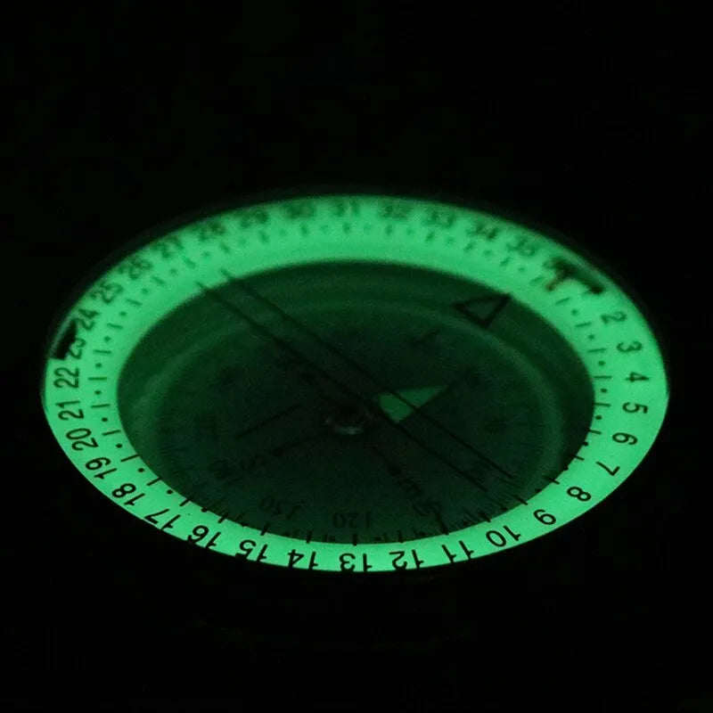 boussole militaire fluorescente miroir de visée
