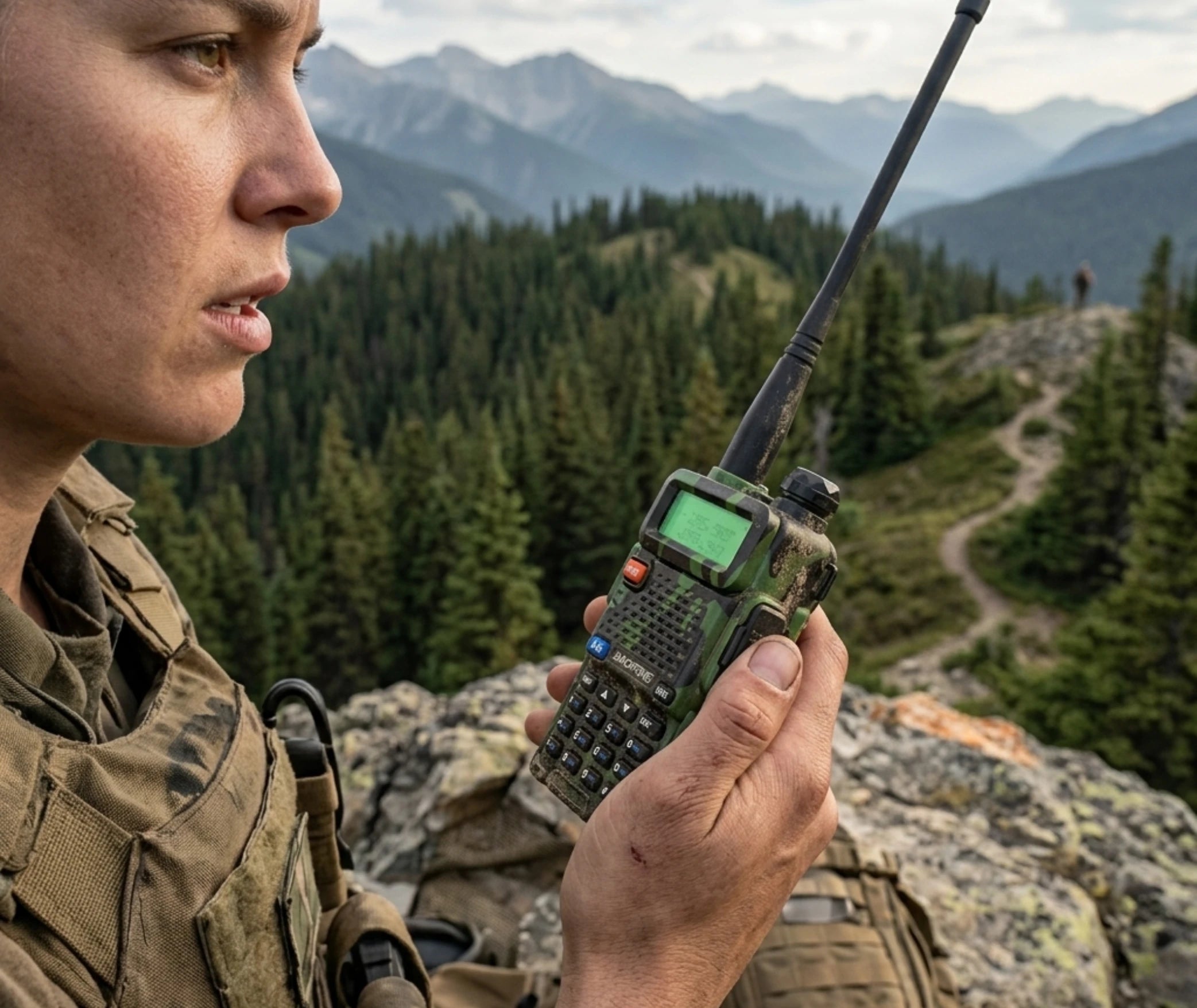 talkie walkie 5km de survie en situation outdoor