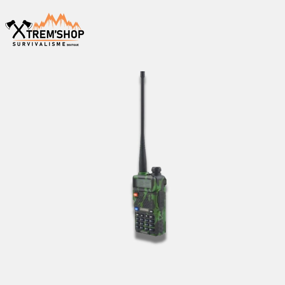 talkie walkie 5km de survie vue de face
