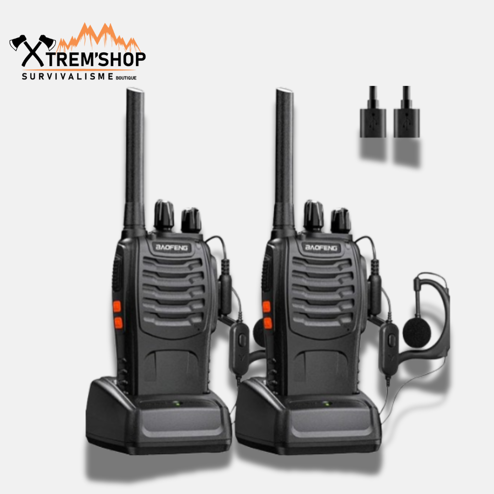 Talkie walkie de chasse Baofeng longue portée