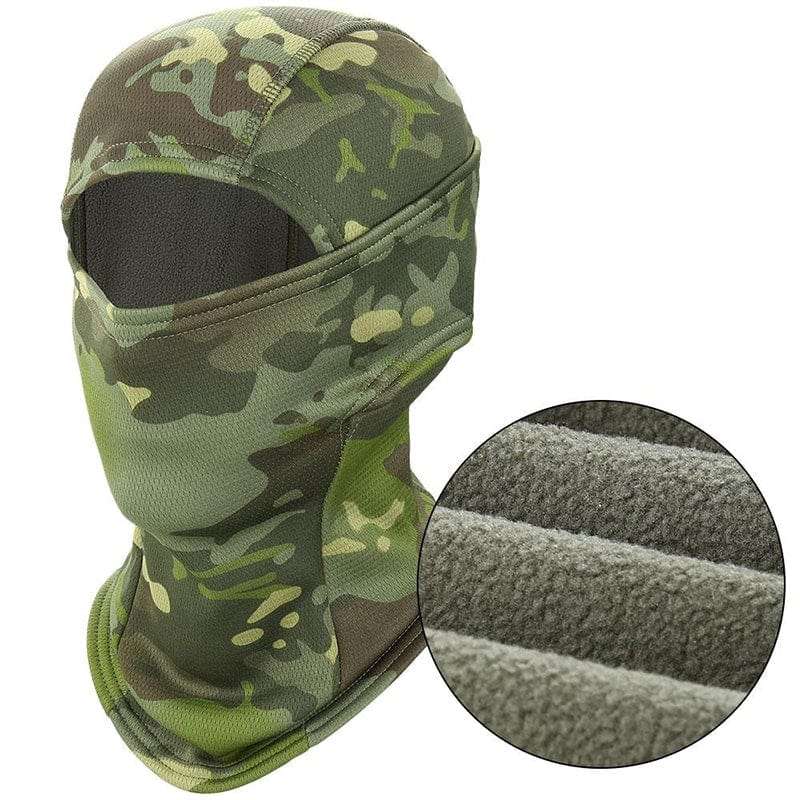 cagoule hiver multifonction outdoor coloris jungle