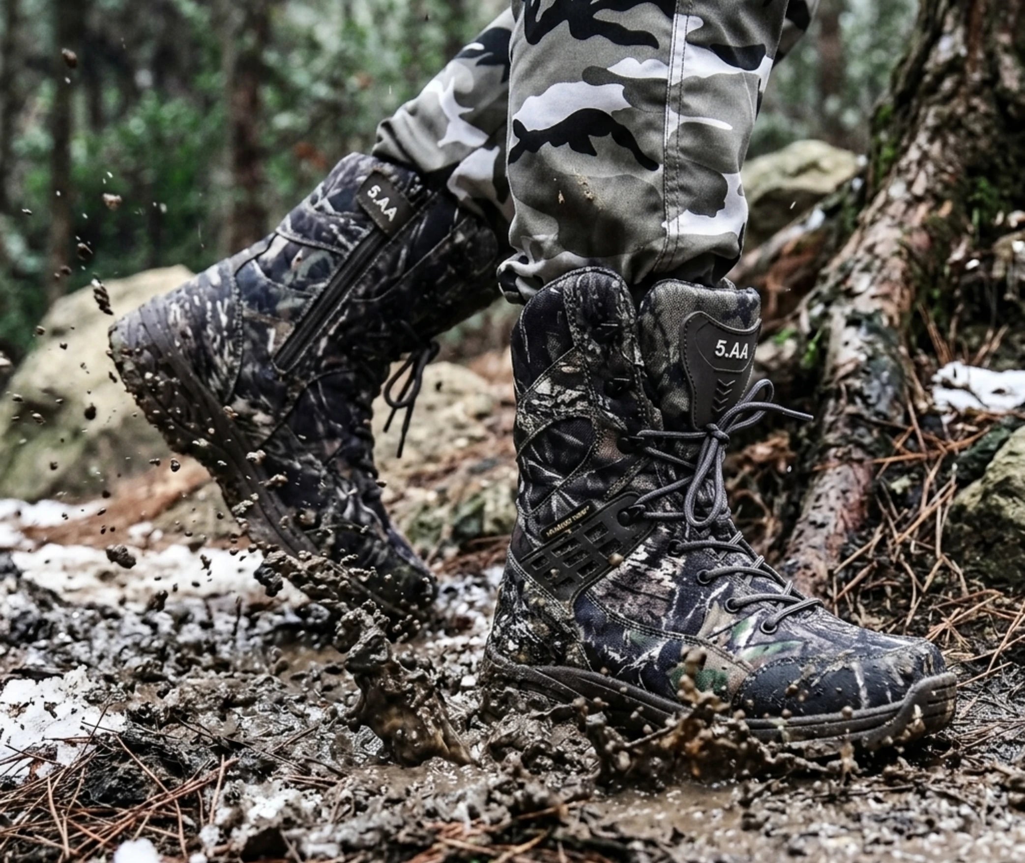 chaussure de combat homme vue de profil