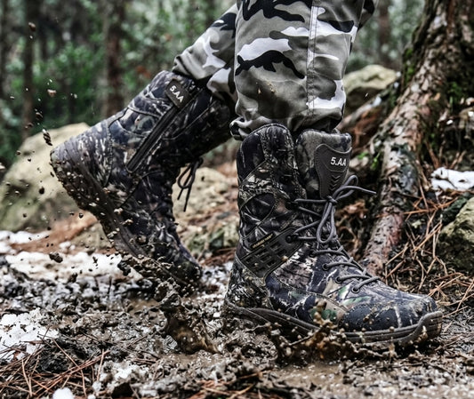 chaussure de combat homme vue de profil