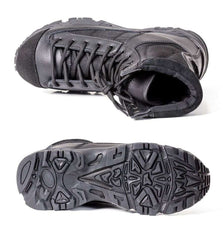 chaussure de randonnée haute noire vue d'ensemble