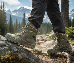 chaussure de randonnée homme haute vue de profil