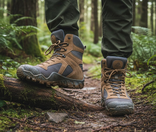 chaussure de randonnée en situation