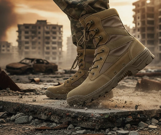 chaussure homme randonnée survie vue de profil